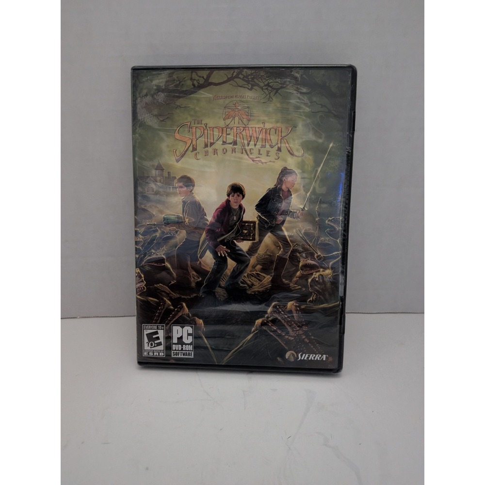 The Spiderwick Chronicles PC Game Sierra 2008 DVD-ROM New Sealed Adventure